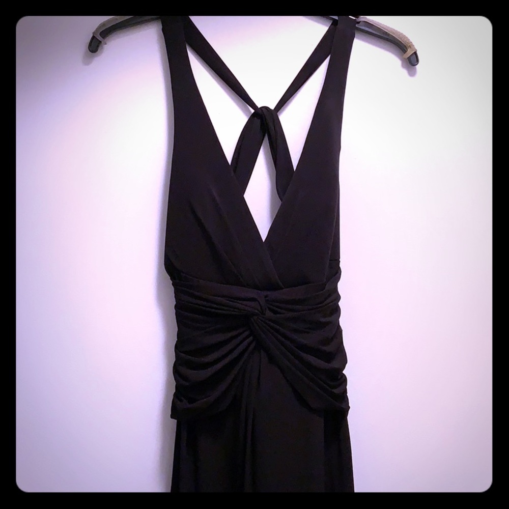 Laundry by Shelli Segal Black long evening gown size 6